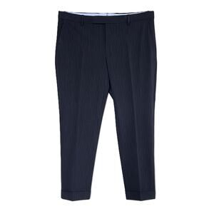Polo Ralph Lauren Pant Men's 38"x30" Performance Suit Trouser Blue Pinstripe NEW